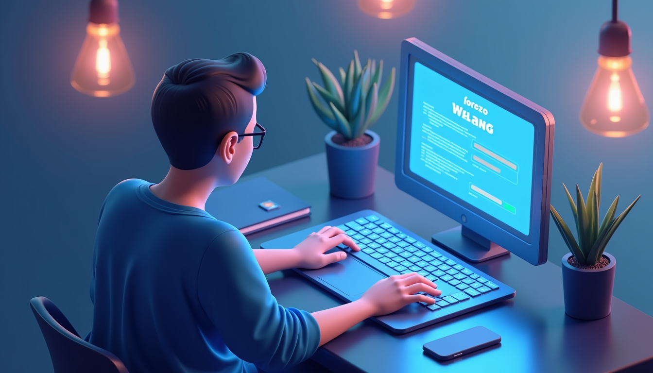 Ilustrație cu procesul de realizarea unei pagini web, de la idee la lansare.